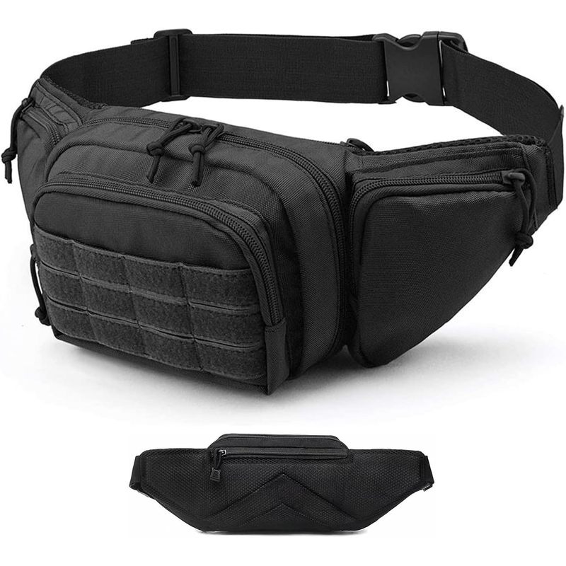 Fishing Kit Compact - حقيبة خصر متعددة الجيوب من قماش