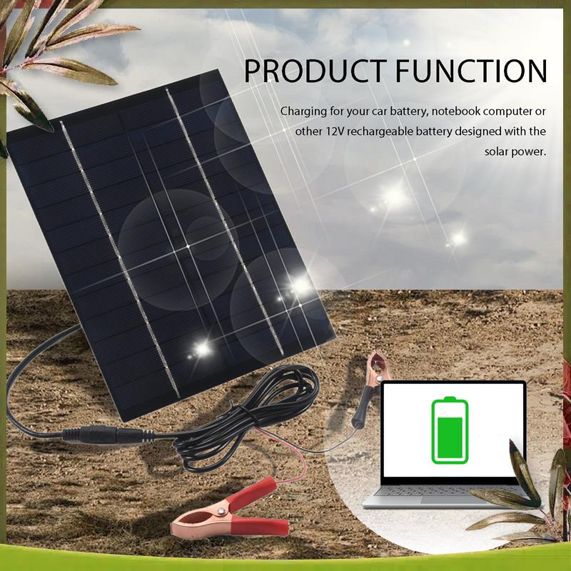 AB98-5.5 واط 12 فولت لوحة طاقة - مراجعة Solar Emergency Charger وسعره